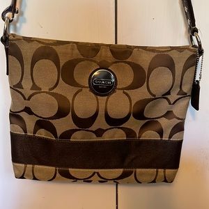 Retro Coach logo purse